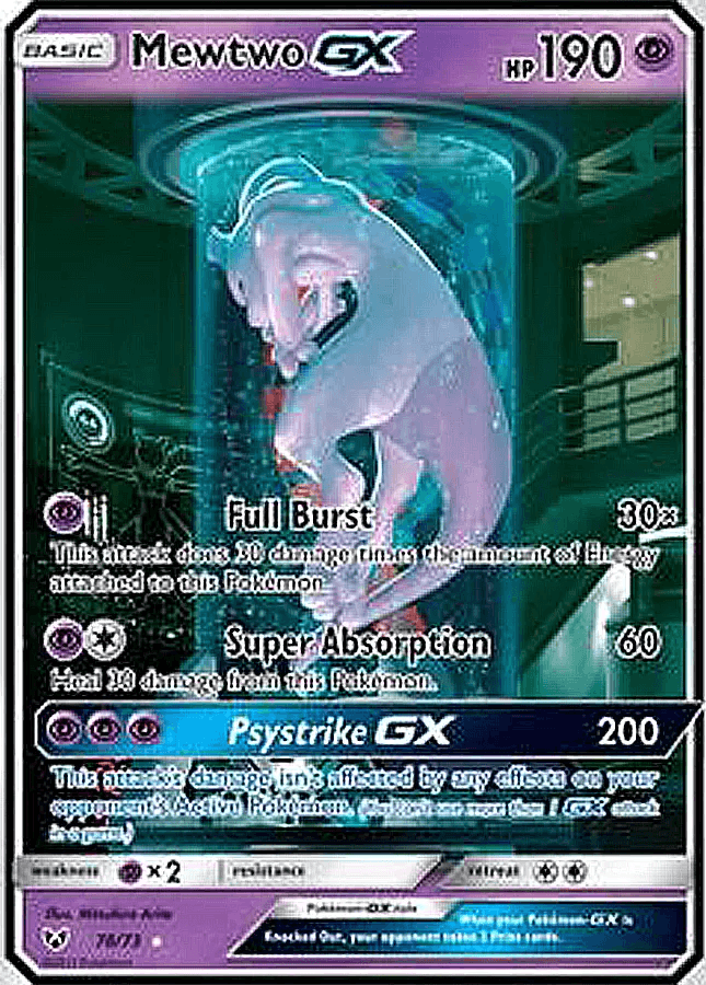 (PSA10)Mewtwo GX (Secret Shining)